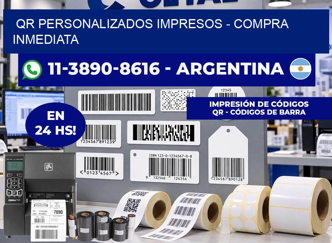 QR Personalizados Impresos - Compra inmediata