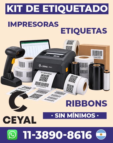 ROLLOS AUTOADHESIVAS TERMICOS PARA ZEBRA - Pedí la cantidad que necesitás